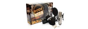RODE Microphones NT2-A Studiomicrofoon Zendmethode:Kabelgebonden Incl. shockmount, Incl. kabel