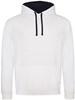 Just Cool JH003 Varsity Hoodie - Arctic White - L