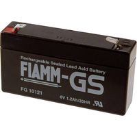 Fiamm PB-6-1,2-4,8 Loodaccu 6 V 1.2 Ah Loodvlies (AGM) (b x h x d) 97 x 58 x 24 mm Kabelschoen 4.8 mm Onderhoudsvrij, Geringe zelfontlading - thumbnail