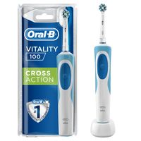 Oral-B Vitality 100 Blauw CrossAction Elektrische Tandenborstel Powered By Braun - thumbnail