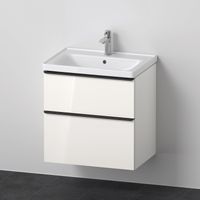 Badkamermeubelset Duravit D-Neo Wastafel Keramiek 65x48x62.5 cm Hoogglans Wit Duravit