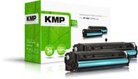 KMP Toner vervangt HP 128A, CE320A Compatibel 2-pack Zwart 2000 bladzijden H-T144D 1227,0021