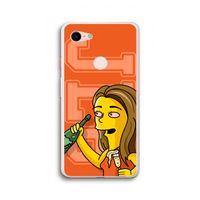 Jamie Lee Simpson: Google Pixel 3 XL Transparant Hoesje