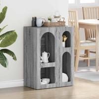 Dressoir Grijs Sonoma 59 x 35 x 80.5 cm Bewerkt hout