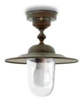 Moretti Luce Landelijke hanglamp Casale S - verouderd messing 1363.T.AR