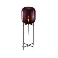 Pulpo Oda Large Vloerlamp - Aubergine - Zwart