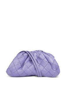 Bottega Veneta Pre-Owned sac à bandoulière The Pouch en cuir Intrecciato - Violet