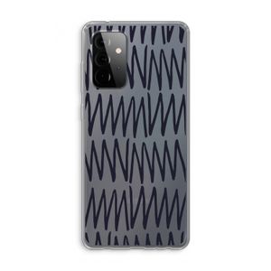 Marrakech Zigzag: Samsung Galaxy A72 Transparant Hoesje
