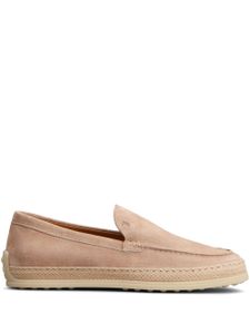 Tod's espadrilles à logo embossé - Tons neutres