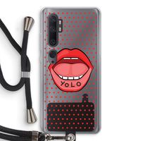 Yolo Denise: Xiaomi Mi Note 10 Transparant Hoesje met koord
