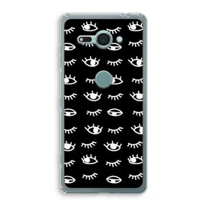 Eye pattern #3: Sony Xperia XZ2 Compact Transparant Hoesje