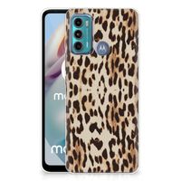 Motorola Moto G60 TPU Hoesje Leopard - thumbnail