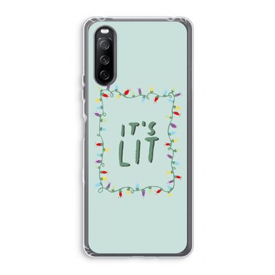 It's Lit: Sony Xperia 10 III Transparant Hoesje