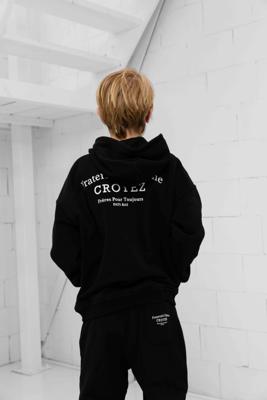 Croyez Fraternité Hoodie Kids Zwart - Maat 128 - Kleur: Zwart | Soccerfanshop