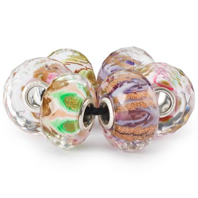 Trollbeads TGLBE-00234 Set Kralen Symfonieen zilver-glas