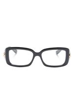 Gucci Eyewear lunettes de vue rectangulaires à logo GG - Noir