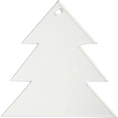 Creativ Company Acryl hangers, kerstboom, h: 8 cm, dikte 2 mm, 5 stuk/ 1 doos