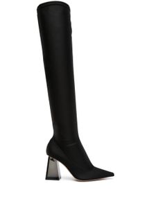 Gianvito Rossi bottes en cuir à talon haut 80 mm - Noir