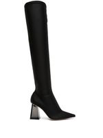 Gianvito Rossi bottes en cuir à talon haut 80 mm - Noir - thumbnail