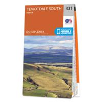 Wandelkaart - Topografische kaart 331 OS Explorer Map Teviotdale South | Ordnance Survey - thumbnail