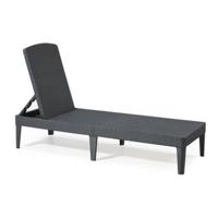 Solstol Allibert Jaipur Donker grijs 187 x 58 x 29 cm