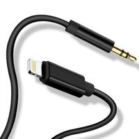 Lightning-naar-3.5mm-audiokabel voor iPhone, iPad - 1m - Zwart