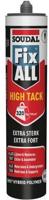 Soudal fix - all "high-tack" | lijmkit | zwart | 290 ml - 153986