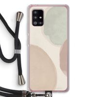 Geo #8: Samsung Galaxy A51 5G Transparant Hoesje met koord