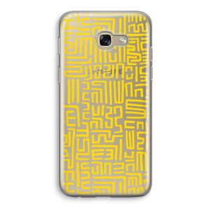 Majorelle Blue Print: Samsung Galaxy A5 (2017) Transparant Hoesje