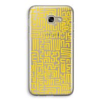 Majorelle Blue Print: Samsung Galaxy A5 (2017) Transparant Hoesje