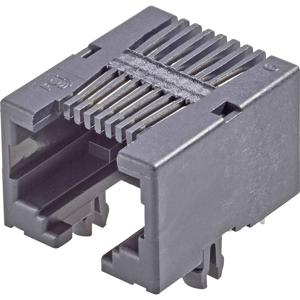 FCI Modular jacks RJ45-inbouwbussen 54601-908WPLF Bus, inbouw horizontaal Aantal polen: 8P8C Zwart 1 stuk(s)