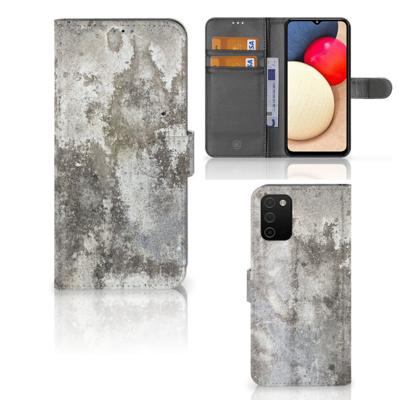 Samsung Galaxy A03s | Bookcase | Beton Print