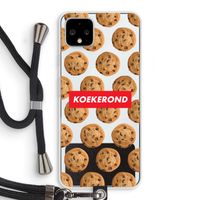 Koekerond: Pixel 4 XL Transparant Hoesje met koord