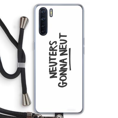 Neuters: Oppo A91 Transparant Hoesje met koord