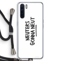 Neuters: Oppo A91 Transparant Hoesje met koord