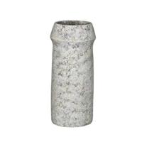 PTMD Nimma Grey cement pot wide top round high L - thumbnail