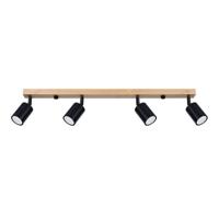 Plafondlamp VERDO 4 zwart