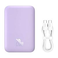 Baseus Magnetic Mini Air P10059002513-00 Lithium polymeer powerbank 6000 mAh Paars