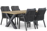 Lifestyle Verona/Cardiff 180 cm dining tuinset 5-delig - thumbnail