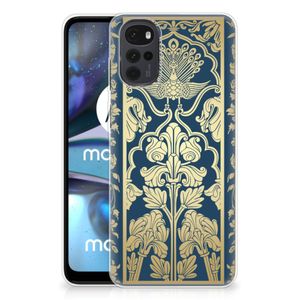 Motorola Moto G22 TPU Case Beige Flowers