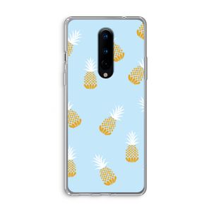 Ananasjes: OnePlus 8 Transparant Hoesje