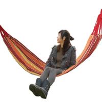 Draagbare Multicolor Camping buiten Canvas hangmat