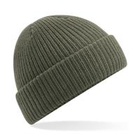 Beanie wintermuts - groen - 100% acryl - dames - extra warm