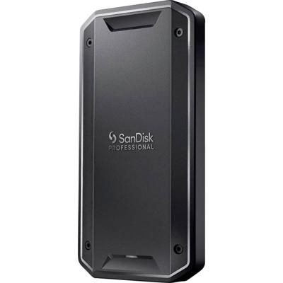 SanDisk 1 TB Externe SSD harde schijf Thunderbolt 3, USB-C 3.2 Gen 2 Zwart SDPS31H-001T-GBC1D