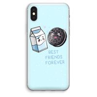 Best Friend Forever: iPhone XS Max Transparant Hoesje
