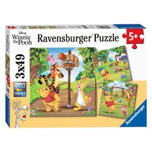 Ravensburger - winnie de poeh sportdag 3x49st.