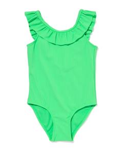 HEMA Kinderbadpak Rib Groen (groen)