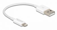 DeLOCK 83001 USB-kabel 0,15 m USB 2.0 USB A Micro-USB B/Lightning/Apple 30-pin Wit - thumbnail