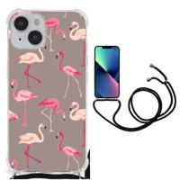 iPhone 14 Case Anti-shock Flamingo