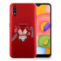 Samsung Galaxy A01 Telefoonhoesje met Naam Boho Summer